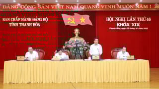 Thanh Hóa: Kết thúc hoạt động 26 đảng bộ cấp huyện, thành lập 166 đảng bộ xã, phường