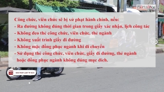 Cần Thơ: Công chức, viên chức đi làm phải xuất trình giấy tờ gì?