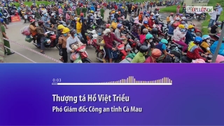 Khoảnh khắc đẹp của Công an tỉnh Cà Mau khi đón người dân về quê tránh dịch