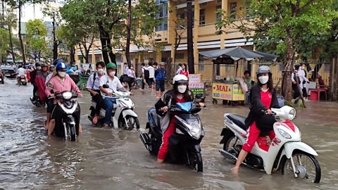 Cà Mau: Ứng phó với mưa lớn, lốc, sét, ngập lụt, nước dâng theo cấp độ rủi ro thiên tai