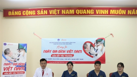 Nha khoa Phương Nam và Pegos Dental thăm khám răng miệng cho các cựu chiến binh và các trẻ em tại Làng Hữu nghị Việt Nam