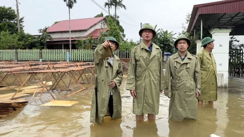 Yên Bái ban hành công điện thứ ba chỉ đạo tập trung ứng phó, khắc phục hậu quả thiên tai do hoàn lưu bão số 3