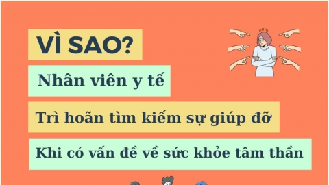 Vì sao nhân viên y tế trì hoãn tìm kiếm sự giúp đỡ?