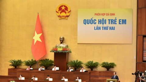 Phiên họp giả định “Quốc hội trẻ em” lần thứ 2 năm 2024