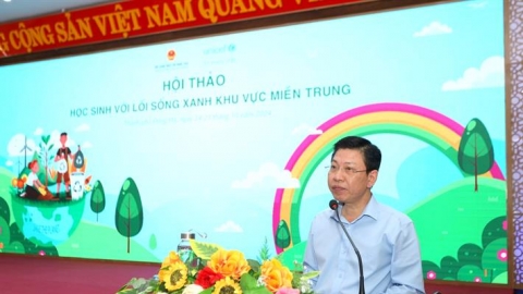 Hội thảo “Học sinh với lối sống xanh” khu vực miền Trung