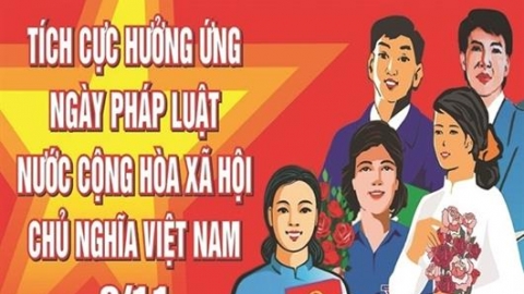 Hưởng ứng “Ngày Pháp luật nước Cộng hòa xã hội chủ nghĩa Việt Nam” năm 2024