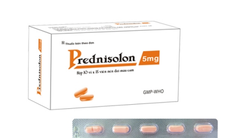 Thu hồi thuốc Viên nén Prednisolon 5mg (Prednisolon 5mg) vi phạm mức độ 3