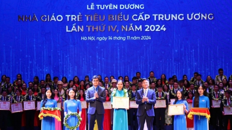 Tuyên dương 99 “Nhà giáo trẻ tiêu biểu” cấp Trung ương lần thứ IV năm 2024