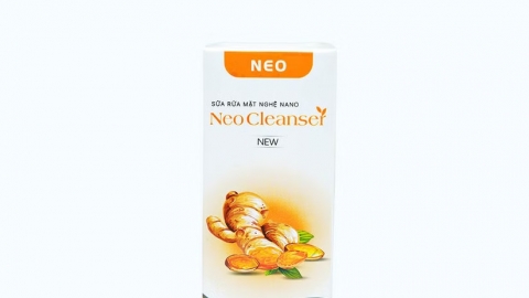 Đình chỉ lưu hành Sữa rửa mặt nghệ Nano Neocleanser của Công ty TNHH La Beauté và Công ty TNHH thương mại mỹ phẩm Thiên nhiên Xanh