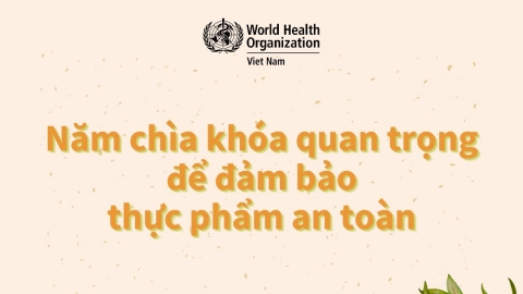 Infographic: 5 chìa khoá quan trọng để đảm bảo thực phẩm an toàn