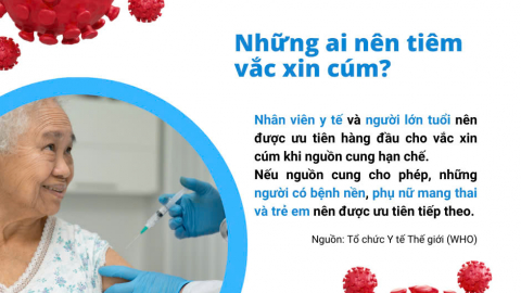 Những điều cần lưu ý về vaccine cúm mùa