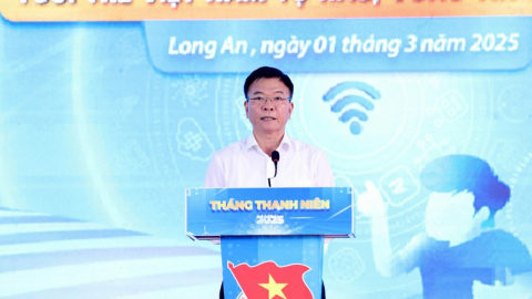 Lễ khởi động Tháng Thanh niên 2025 được tổ chức tại Long An