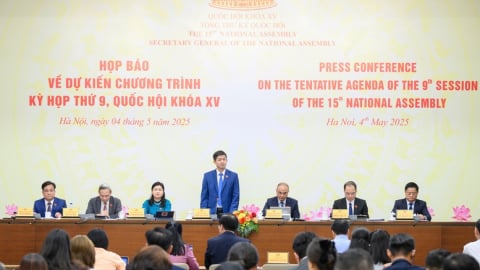 Kỳ họp thứ 9, Quốc hội khóa XV chính thức khai mạc vào sáng 5/5