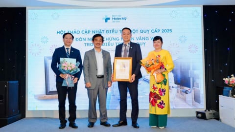 Bệnh viện Hoàn Mỹ Sài Gòn nhận chứng nhận Vàng của Hội Đột quỵ Thế giới