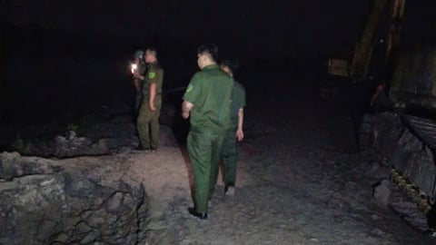 Bình Dương: Tìm kiếm công nhân công trường nghi bị nước cuốn trôi mất tích