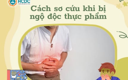 Cách sơ cấp cứu tạm thời khi bị ngộ độc thực phẩm