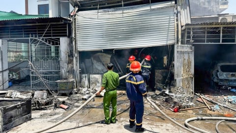 Thái Nguyên: Cháy lớn tại nhà dân gây thiệt hại nhiều tài sản