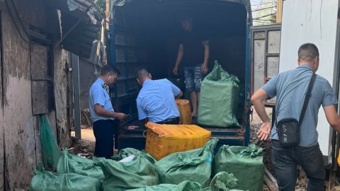 Hà Nội: Tạm giữ gần 800kg trứng gà non, tràng gà đông lạnh không rõ nguồn gốc tại quận Hoàng Mai
