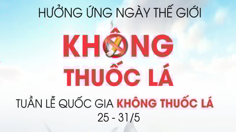 Bộ Y tế: Tổ chức hoạt động hưởng ứng Ngày Thế giới không thuốc lá 31/5, Tuần lễ quốc gia không thuốc lá 25 - 31/5/2025