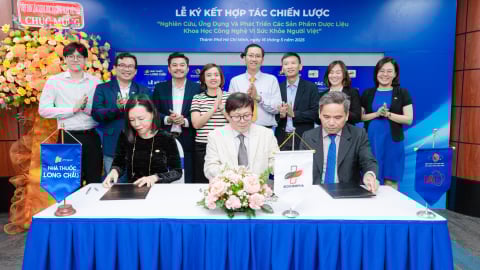 Long Châu hợp tác cùng Viện Công nghệ tiên tiến - Viện Hàn lâm Khoa học và Công nghệ phát triển dược phẩm bảo vệ sức khỏe người Việt