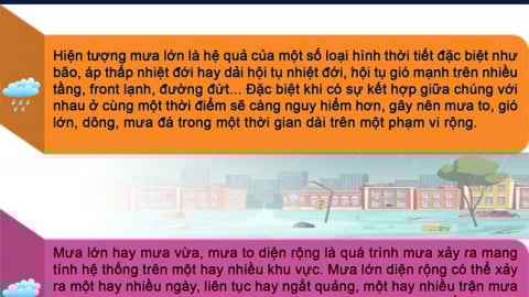 Cảnh báo mưa lớn, ngập lụt, sạt lở đất khu vực Bắc Bộ, Bắc Trung Bộ và hướng dẫn kỹ năng an toàn đến người dân
