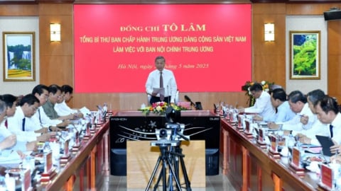 Tổng Bí thư Tô Lâm làm việc với Ủy ban Kiểm tra Trung ương