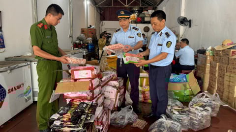 Lạng Sơn: Kiểm tra hộ kinh doanh thực phẩm nhập lậu, không rõ nguồn gốc, xuất xứ tại địa bàn huyện Văn Lãng