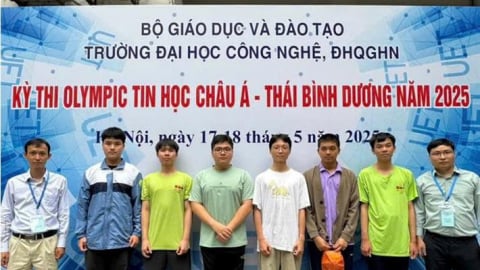6/6 học sinh Việt Nam đạt huy chương tại Olympic Tin học Châu Á - Thái Bình Dương 2025