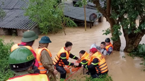 Chủ động ứng phó với mưa lớn, nguy cơ xảy ra lũ, ngập lụt, lũ quét, sạt lở đất ở khu vực Bắc Bộ và Thanh Hóa