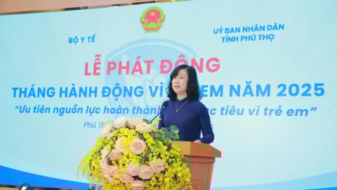 Lễ phát động tháng hành động vì trẻ em năm 2025