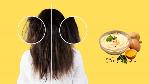 Hướng dẫn làm mặt nạ tóc mayonnaise giúp phục hồi tóc hư tổn