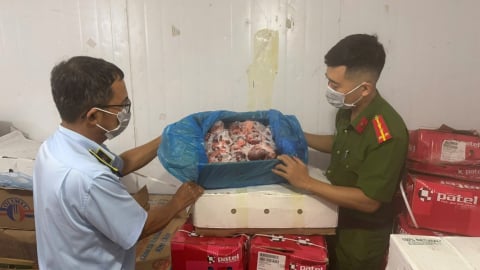 Quảng Bình: Tạm giữ gần 4 tấn thực phẩm đông lạnh tại Công ty TNHH xuất nhập khẩu Thịnh Phát Food