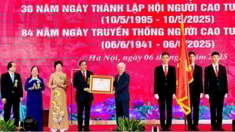 Lễ kỷ niệm 30 năm thành lập Hội Người cao tuổi Việt Nam và đón nhận Huân chương Lao động hạng Nhất