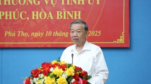 Tổng Bí thư Tô Lâm làm việc với Ban Thường vụ Tỉnh ủy Phú Thọ, Vĩnh Phúc, Hòa Bình