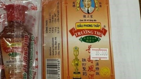 Hà Nội khuyến cáo người dân không kinh doanh, sử dụng Dầu phong thấp Trường Thọ giả