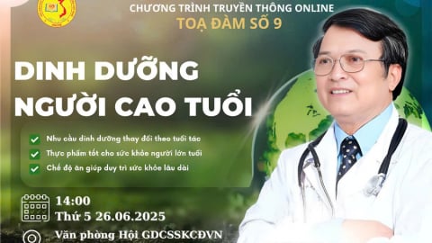 VACHE tổ chức thành công Tọa đàm số 9 với chủ đề 'Dinh dưỡng người cao tuổi'