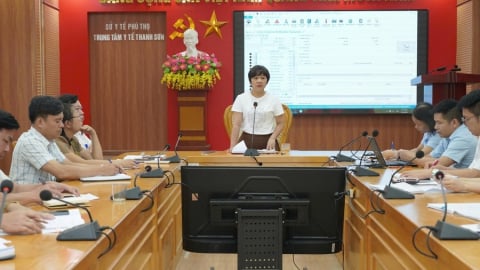 Phú Thọ: TTYT khu vực Thanh Sơn tăng cường hiệu quả hoạt động chuyên môn qua họp giao ban đầu tuần