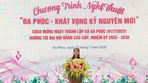 “Khát vọng kỷ nguyên mới” – Dấu ấn văn hóa chào mừng thành lập xã Đa Phúc