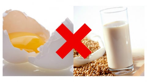 Top các thực phẩm tối kỵ dùng với sữa đậu nành