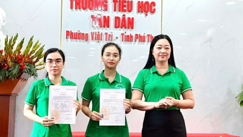 Phú Thọ: Trường tiểu học Tân Dân năm học 2025 – 2026 Kỷ nguyên mới - Kỷ nguyên vươn mình của toàn dân tộc