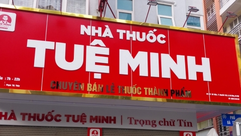 Hà Nội: Quận Thanh Xuân xử phạt nhà thuốc Tuệ Minh sau khi báo chí phản ánh