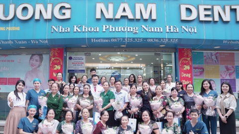 Nha khoa Phương Nam thăm khám, chăm sóc răng miễn phí cho 26 nữ bộ đội Trường Sơn ở tỉnh Ninh Bình