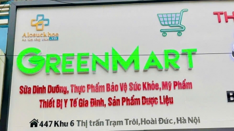 Khai trương siêu thị GreenMart - Alosuckhoe.vn: Thêm một địa chỉ cung cấp sản phẩm chăm sóc sức khỏe uy tín, chất lượng tại Hoài Đức, Hà Nội