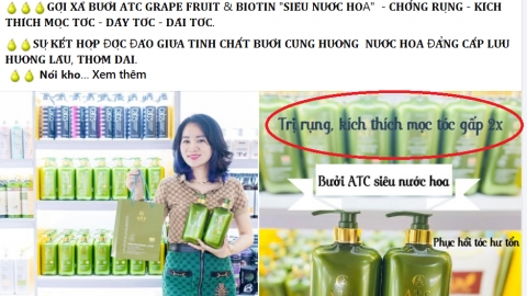 Dầu Gội ATC của Diệu Anh Luxury: 'Trị' rụng tóc đâu chẳng thấy, chỉ thấy 'hại'