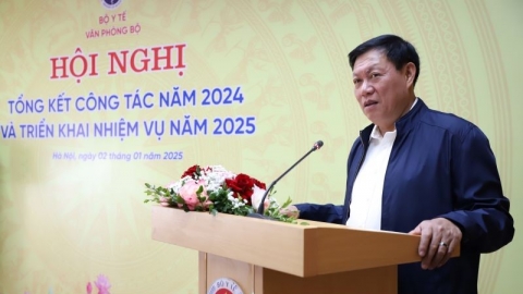 Hội nghị tổng kết công tác năm 2024, phương hướng nhiệm vụ năm 2025 của Văn phòng Bộ Y tế