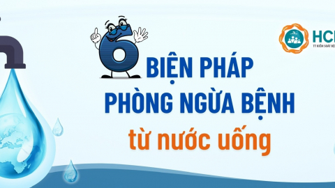 Infographic: 6 biện pháp phòng ngừa bệnh từ nước uống