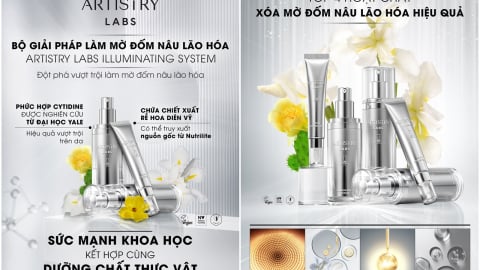 Amway Việt Nam ra mắt Bộ giải pháp làm mờ đốm nâu lão hóa Artistry Labs Illuminating System