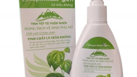 Đình chỉ lưu hành, thu hồi và tiêu hủy sản phẩm dung dịch vệ sinh phụ nữ Lá trầu không Collagen Italia Slim