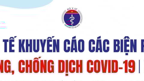 Infographic: Bộ Y tế khuyến cáo các biện pháp phòng, chống dịch COVID-19