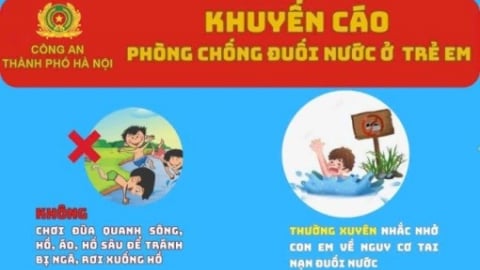 Hà Nội: Khuyến cáo phòng chống đuối nước ở trẻ em dịp hè năm 2025
